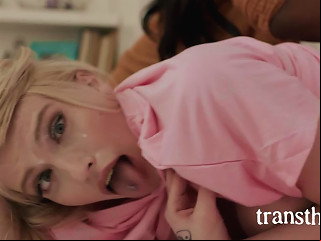 ASHEMALETUBE @ Izzy Wilde And Ana Foxx, Our Insatiable Transgender Daughter