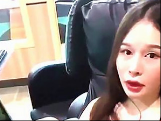 GOTPORN @ A Young Attractive Transgender Woman Pleasures Herself In A Public Gaming Store And Ejaculates On Her Chair