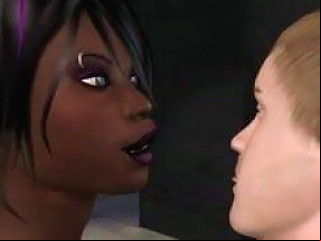 XHAMSTER @ Dominant Black Shemale Takes Control In 3d